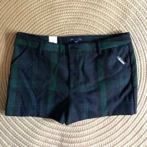 Green Gingham Shorts by Gap